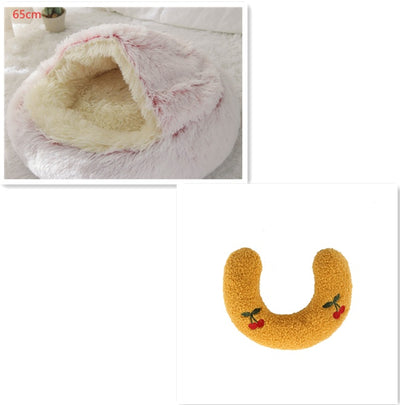 2 In 1 Dog And Cat Bed Pet Winter Bed Ro