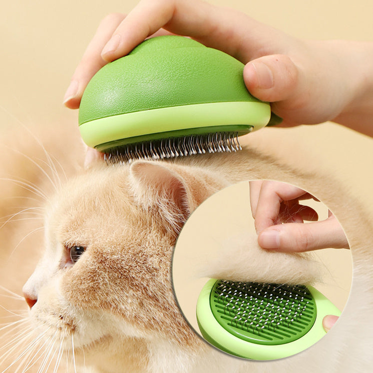 Cat Brush Hair Remover Cleaning Avocado 