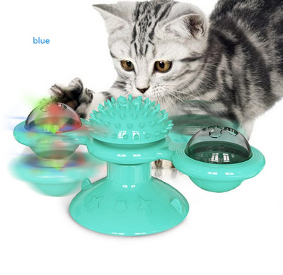 Cat Rotating Windmill Multi-Function Toys Itch Scratchi