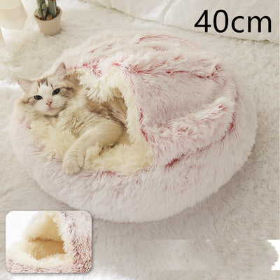 2 In 1 Dog And Cat Bed Pet Winter Bed Ro