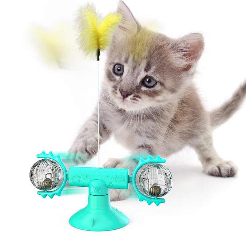 Cat Rotating Windmill Multi-Function Toys Itch Scratchi