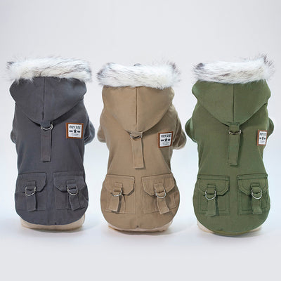 Cap dog coat cold proection for pet