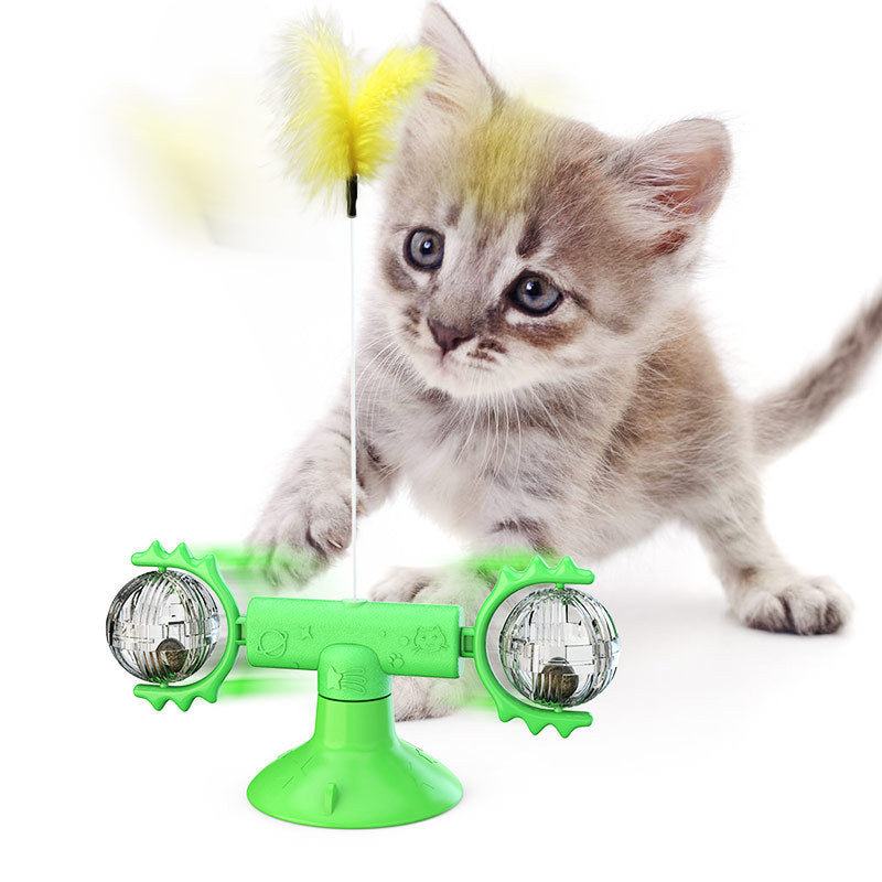 Cat Rotating Windmill Multi-Function Toys Itch Scratchi