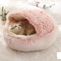 2 In 1 Dog And Cat Bed Pet Winter Bed Ro