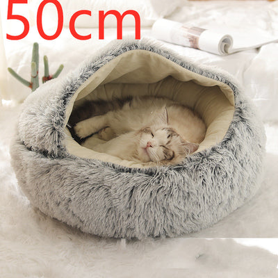 2 In 1 Dog And Cat Bed Pet Winter Bed Ro