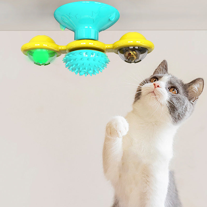 Cat Rotating Windmill Multi-Function Toys Itch Scratchi