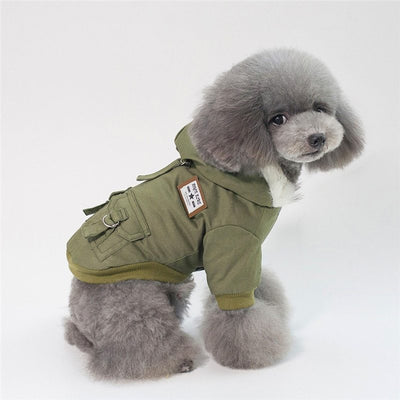 Cap dog coat cold proection for pet