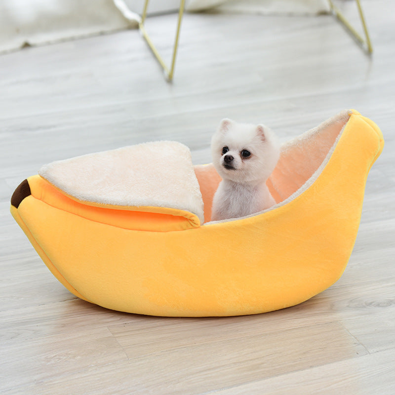 Removable And Washable Round Long Hair Cat's Nest