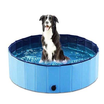 Keep your furry friend cool and happy with the Foldable Large Dog Swimming Pool – perfect for baths, playtime, and outdoor fun.