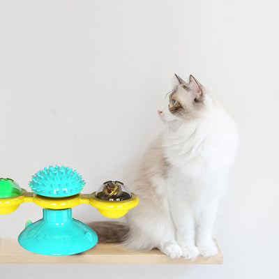 Cat Rotating Windmill Multi-Function Toys Itch Scratchi