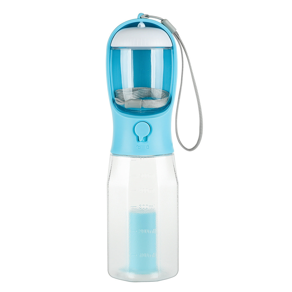 Portable Cat Dog Water Bottle Food Feeder Drinker