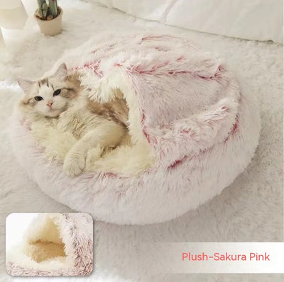 2 In 1 Dog And Cat Bed Pet Winter Bed Ro