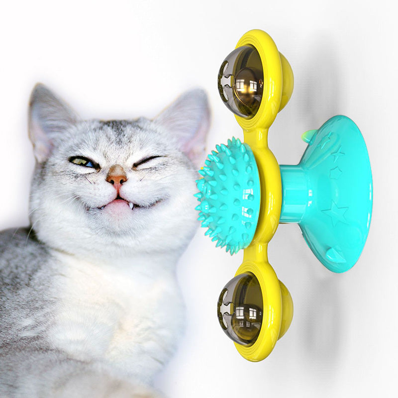 Cat Rotating Windmill Multi-Function Toys Itch Scratchi