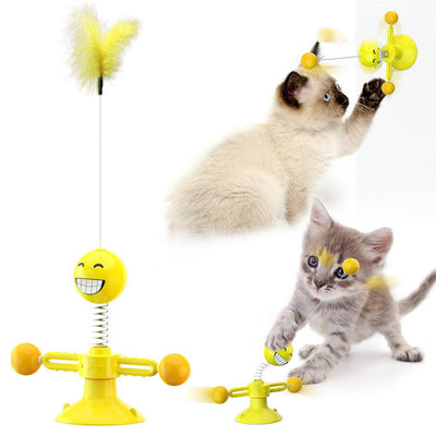 Cat Rotating Windmill Multi-Function Toys Itch Scratchi