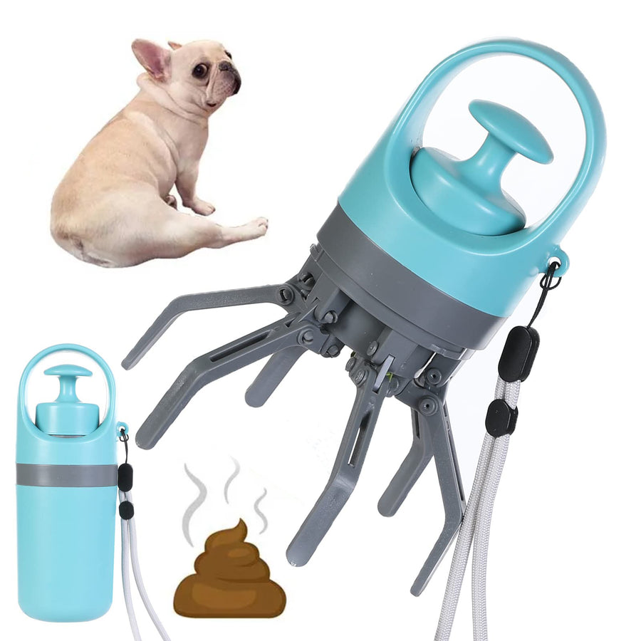 Portable Lightweight Dog Pooper Scooper With Built-in Poop