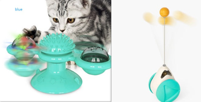 Cat Rotating Windmill Multi-Function Toys Itch Scratchi