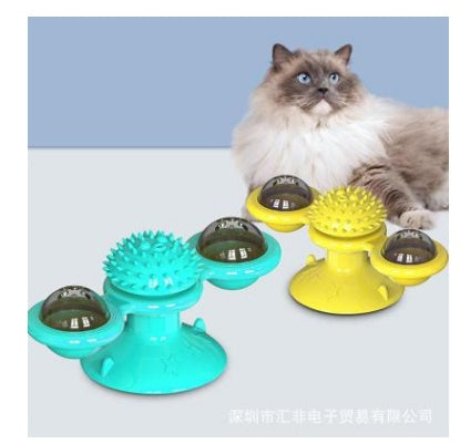 Cat Rotating Windmill Multi-Function Toys Itch Scratchi