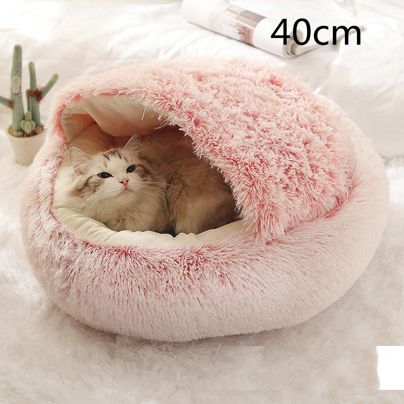 2 In 1 Dog And Cat Bed Pet Winter Bed Ro