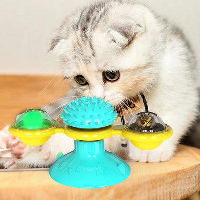 Cat Rotating Windmill Multi-Function Toys Itch Scratchi