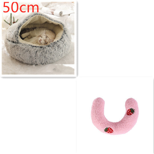 2 In 1 Dog And Cat Bed Pet Winter Bed Ro