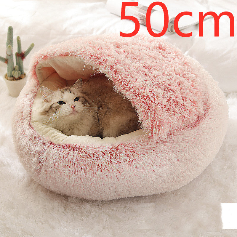 2 In 1 Dog And Cat Bed Pet Winter Bed Ro