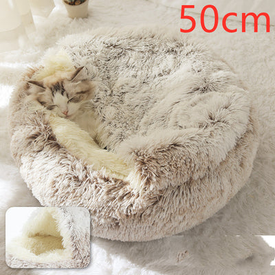 2 In 1 Dog And Cat Bed Pet Winter Bed Ro