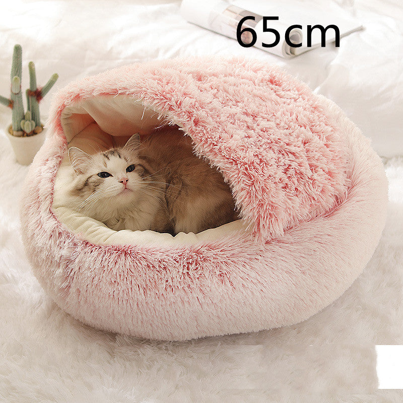2 In 1 Dog And Cat Bed Pet Winter Bed Ro
