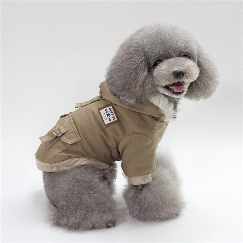Cap dog coat cold proection for pet