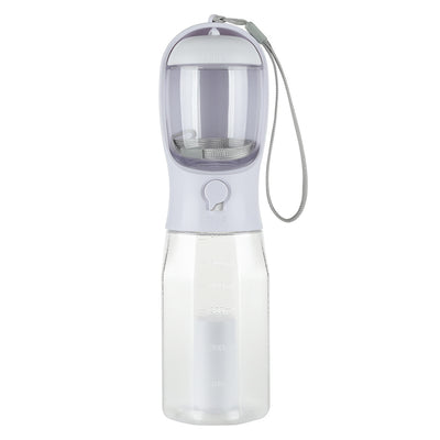Portable Cat Dog Water Bottle Food Feeder Drinker