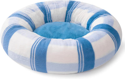 MEWOOFUN Plush Round Cat Bed For Indoor Cats