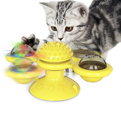 Cat Rotating Windmill Multi-Function Toys Itch Scratchi