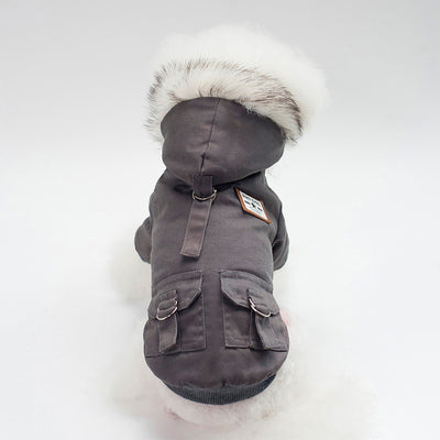 Cap dog coat cold proection for pet