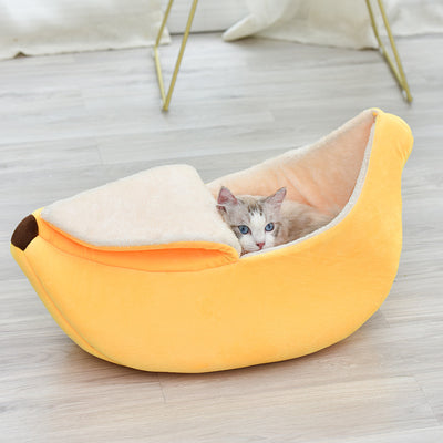 Removable And Washable Round Long Hair Cat's Nest