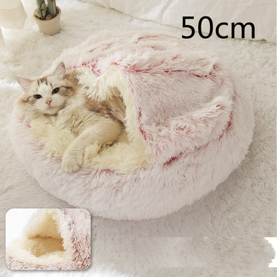 2 In 1 Dog And Cat Bed Pet Winter Bed Ro