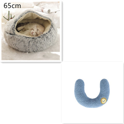 2 In 1 Dog And Cat Bed Pet Winter Bed Ro