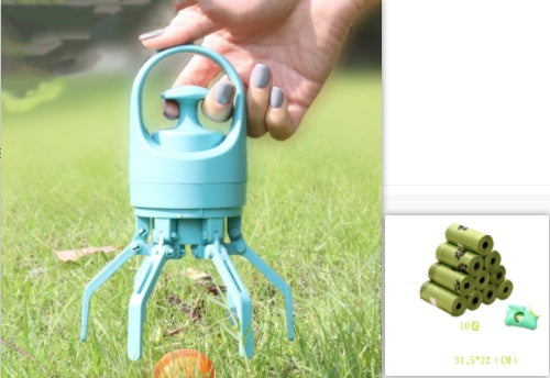 Portable Lightweight Dog Pooper Scooper With Built-in Poop