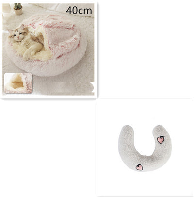 2 In 1 Dog And Cat Bed Pet Winter Bed Ro