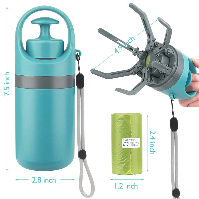 Portable Lightweight Dog Pooper Scooper With Built-in Poop