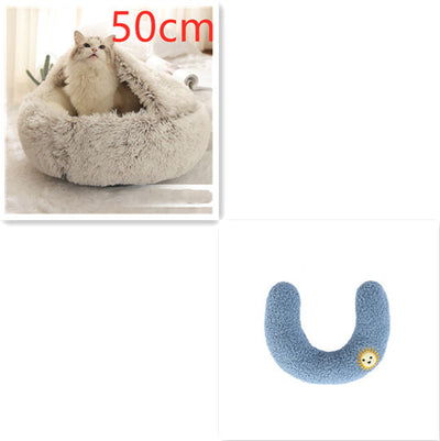 2 In 1 Dog And Cat Bed Pet Winter Bed Ro