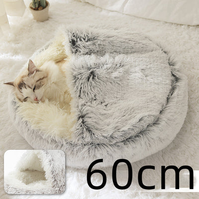 2 In 1 Dog And Cat Bed Pet Winter Bed Ro