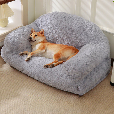 Plush Pet Sofa Bed - All-season, Non-slip