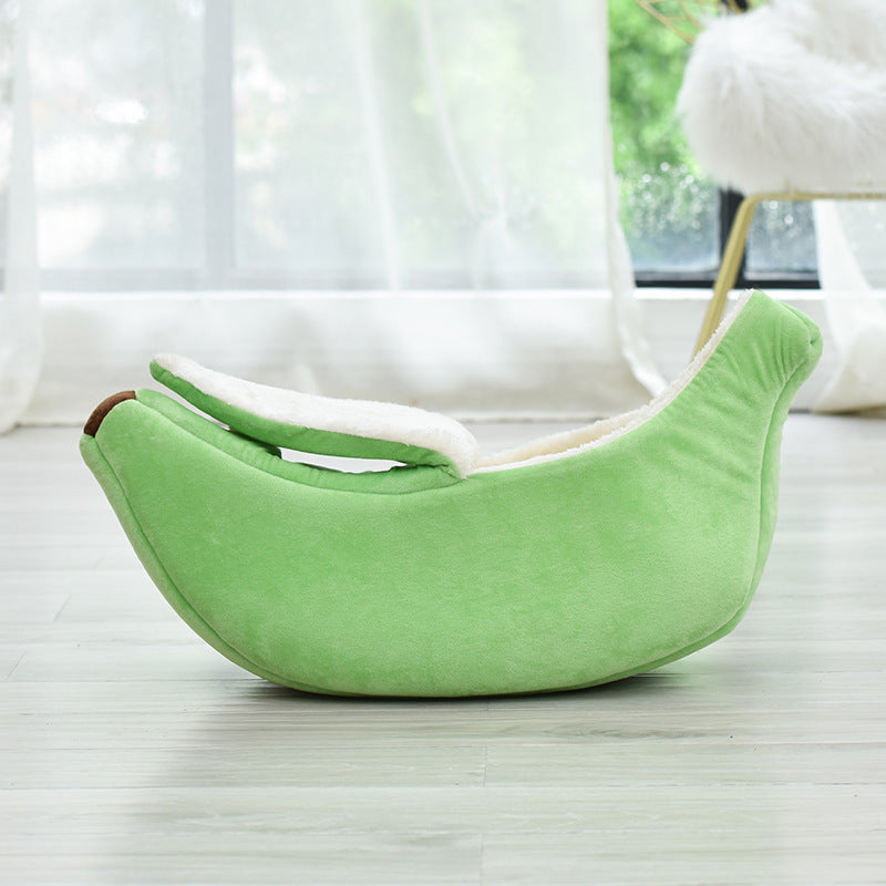 Removable And Washable Round Long Hair Cat's Nest