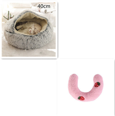 2 In 1 Dog And Cat Bed Pet Winter Bed Ro