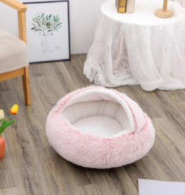 2 In 1 Dog And Cat Bed Pet Winter Bed Ro