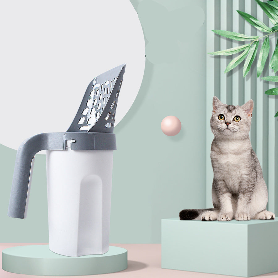 Plastic Cat Litter Scoop Pet Care Sand Waste Scooper 